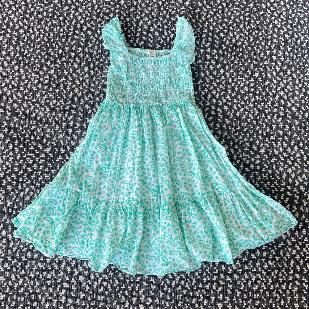 Crewcuts Girls' Smocked Ruffle Dress